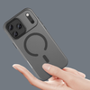 Etui Magnetic Abrasive iPhone 17 Pro Max tok kompatibilis MagSafe - matt fekete tok - 3. kép
