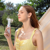 Jisulife Kézi Ventilátor Life8 Plus Hordozható USB Ventilátor Power Bank Funkcióval 4500mAh és Zseblámpa - Fehér - 1. kép