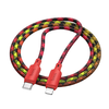 USB C - Lightning kábel Hoco PD 27W 1 m X116 színátmenetes piros - 0. kép