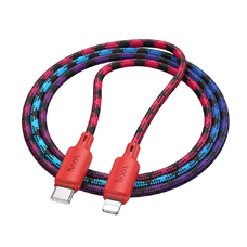 USB C - Lightning kábel Hoco PD 27W 1 m X116 színátmenetes piros
