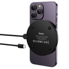 Vezeték nélküli töltő Hoco CW62 15W USB-C kábellel és digitális kijelzővel fekete - 2. kép