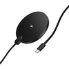 Vezeték nélküli töltő Hoco CW62 15W USB-C kábellel és digitális kijelzővel fekete - 3. kép