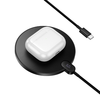 Vezeték nélküli töltő Hoco CW62 15W USB-C kábellel és digitális kijelzővel fekete - 4. kép