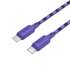 Type-C USB kábel Hoco 3A 60W 1 m X116 gradiens lila