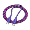 Type-C USB kábel Hoco 3A 60W 1 m X116 gradiens lila - 2. kép