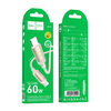 Type-C USB kábel Hoco 3A 60W 1 m X117 arany - 2. kép