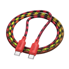 USB-C kábel Hoco 3A 60W 1 m X116 gradiens piros
