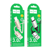Kábel USB A - USB C Hoco 3A 1 m X117 fekete - 4. kép