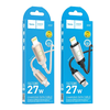 USB C - Lightning Hoco PD 27W 1 m X117 arany - 4. kép