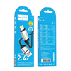 Hoco 2,4A 1 m USB A-hoz Lightning kábel fekete - 2. kép