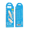 Hoco USB A - Lightning kábel 2,4A 1 m X117 arany - 3. kép