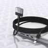 Kábel USB C - Mag3 Hoco 5A 140W mágneses 1,8 m U141 fekete Macbookhoz - 2. kép