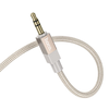 Kábel AUX Jack 3,5 mm (apa) Jack 3,5 mm (apa) Hoco 1 m UPA32 arany - 0. kép
