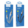 Kábel AUX Jack 3,5 mm (apa) Jack 3,5 mm (apa) Hoco 1 m UPA32 arany - 3. kép