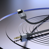 Kábel AUX Jack 3,5 mm (férfi) - Lightning (férfi) Hoco 1 m UPA32A fekete DAC - 2. kép