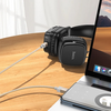 AUX Jack 3,5 mm (férfi) - USB C (férfi) kábel Hoco 1 m UPA32B fekete DAC - 2. kép