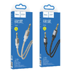 AUX Jack 3,5 mm (férfi) - Jack 3,5 mm (férfi) Hoco 1 m UPA32 fekete - 4. kép