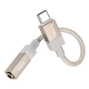 AUX USB C (apa) - Jack 3,5 mm (anya) Hoco UPA32C adapter, arany DAC - 0. kép