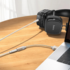 Adapter AUX USB A (férfi) - Jack 3,5 mm (női) Hoco UPA32D arany DAC - 1. kép
