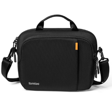 Tomtoc - Tablet Válltáska (B30B1D1) - Üzleti Kellékek Rendezett Tárolásával, 360 Védelem, 12,9″ - Fekete