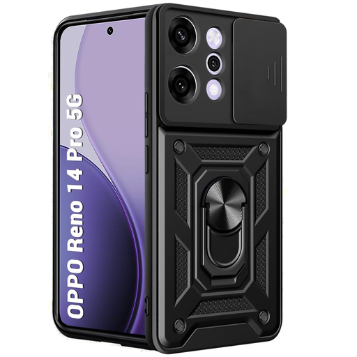 Techsuit CamShield sorozat - Oppo Reno14 Pro tok - Fekete Techsuit CamShield sorozat - Oppo Reno14 Pro tok - Fekete