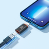 Számítógép/Laptop/Töltő Konverter - Techsuit OTG Adapter HyperPort (A3) - Type-C to Type-C, PD20W, 100W - Fekete / Narancs - 2. kép