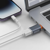 Techsuit - Prémium OTG Adapter SlateVolt (A9) - USB-ről Type-C-re, 5 Gbps, 6A, 120W, Plug and Play, Gyors adatátvitel - Szürke / Narancs. - 1. kép