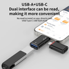 Techsuit - Prémium OTG Adapter AluVoltX (A18) - USB Lightning csatlakozóhoz, Plug and Play, Alumínium ötvözet, Gyors adatátvitel - Fekete - 2. kép