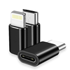 Techsuit - Prémium OTG Adapter TriFlashX (A19) - 3x Type-C csatlakozó Type-C/Micro-USB/Lightning csatlakozókhoz, Plug & Play, Alumínium ötvözet - Fekete. - 0. kép