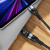Techsuit - OTG Adapter HyperPort (A5) - USB 3.0 Férfi csatlakozó Type-C Női csatlakozóval, 6A, 5Gbps, Gyors adatátvitel - Fekete / Narancssárga - 2. kép