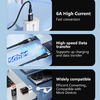 Techsuit - OTG Adapter HyperPort (A5) - USB 3.0 Férfi csatlakozó Type-C Női csatlakozóval, 6A, 5Gbps, Gyors adatátvitel - Fekete / Narancssárga - 3. kép