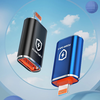 Techsuit - OTG Adapter HyperPort (A6) - USB3.0-ról Lightning-re, PD30W, 5Gbps, GaN, átalakító iPhone-hoz - Fekete / Narancssárga. - 2. kép