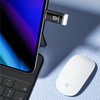 Techsuit - OTG Adapter HyperPort (A6) - USB3.0-ról Lightning-re, PD30W, 5Gbps, GaN, átalakító iPhone-hoz - Fekete / Narancssárga. - 3. kép