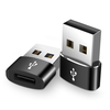 Techsuit - Adapter - Type-C-ről USB-re, 3A - Fekete - 1. kép