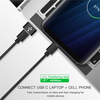 Techsuit - Adapter - Type-C-ről USB-re, 3A - Fekete - 2. kép
