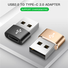 Techsuit - Adapter - Type-C-ről USB-re, 3A - Fekete - 4. kép