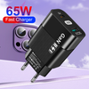 Techsuit - Fali töltő (CHPD131) - GaN, USB, Type-C, Gyors töltés, 65W - Fekete. - 4. kép