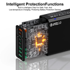 Techsuit - Fali töltő (CHPD224) - 4 x USB, 4 x Type-C, Gyors töltés, 65W - Fehér. - 0. kép