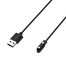 Techsuit - Vezeték nélküli töltőkábel okosórához (TXC4) - Haylou Bling LS12/RT LS05S/Oneplus Nord Watch modellekhez, USB, 3.5W - Fekete.