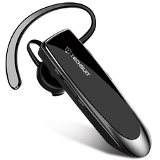 Techsuit - Bluetooth fejhallgató (CB1) - Kihangosító, Type-C, zajszűrés, Bluetooth 5.0, 24 órás beszélgetési idő - Fekete.