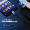 UGREEN USB-Micro USB kábel, QC 3.0, 2.4A, 1.5m (fekete), Micro USB kábel - 1. kép