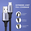 UGREEN USB-Micro USB kábel, QC 3.0, 2.4A, 1.5m (fekete), Micro USB kábel - 4. kép