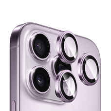  Blueo - Zafír Kristály Eredeti Lencse Üveg - iPhone 14 Pro - Lila