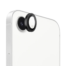  Blueo - Eredeti Fémkeretes Lencsevédő - iPhone 16e - Fekete üvegfólia