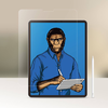  Blueo - Speciális Írásvédő Képernyővédő - iPad Pro 12.9 (2020 / 2021 / 2022) - Átlátszó - 2. kép
