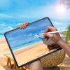  Blueo - Speciális írható képernyővédő - iPad 10 (2022) 10.9 - Átlátszó üvegfólia - 1. kép