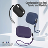  Blueo - Folyékony szilikon védőtok - AirPods Pro 2-höz - Tengerészkék tok - 1. kép