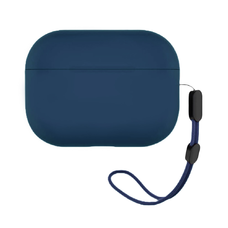  Blueo - Folyékony szilikon védőtok - AirPods Pro 2-höz - Tengerészkék tok