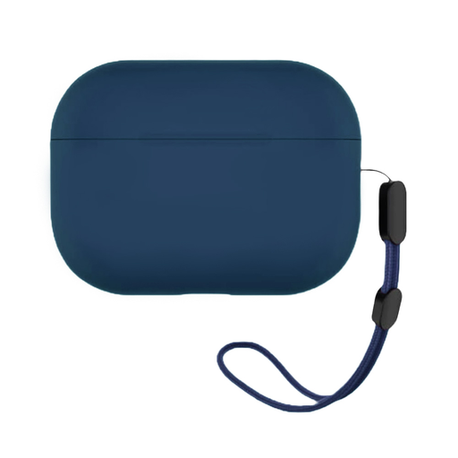  Blueo - Folyékony szilikon védőtok - AirPods Pro 2-höz - Tengerészkék tok