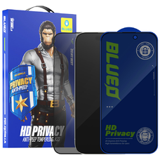  Blueo - Kémlelésgátló üveg - iPhone XR / iPhone 11 - Fekete üvegfólia